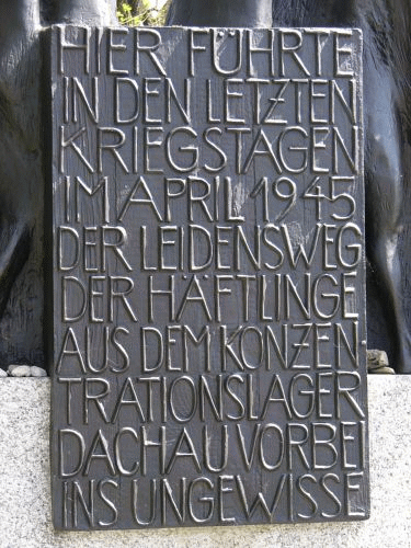 Photo Munich Blutenburg castle: Dachau concentration camp prisoners' memorial