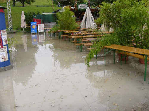 Foto Mnchen Tollwood: Biergarten