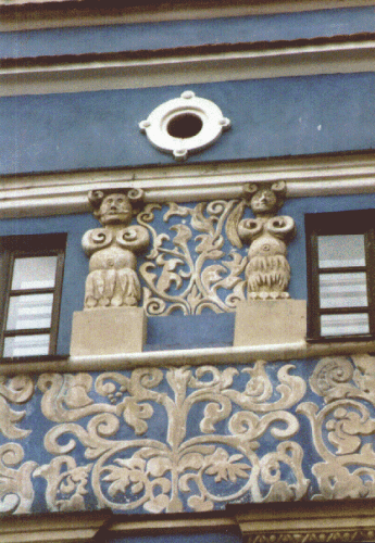 Foto Zamosc: blaues Gebude