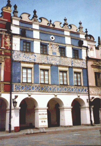 Foto Zamosc: blaues Gebude